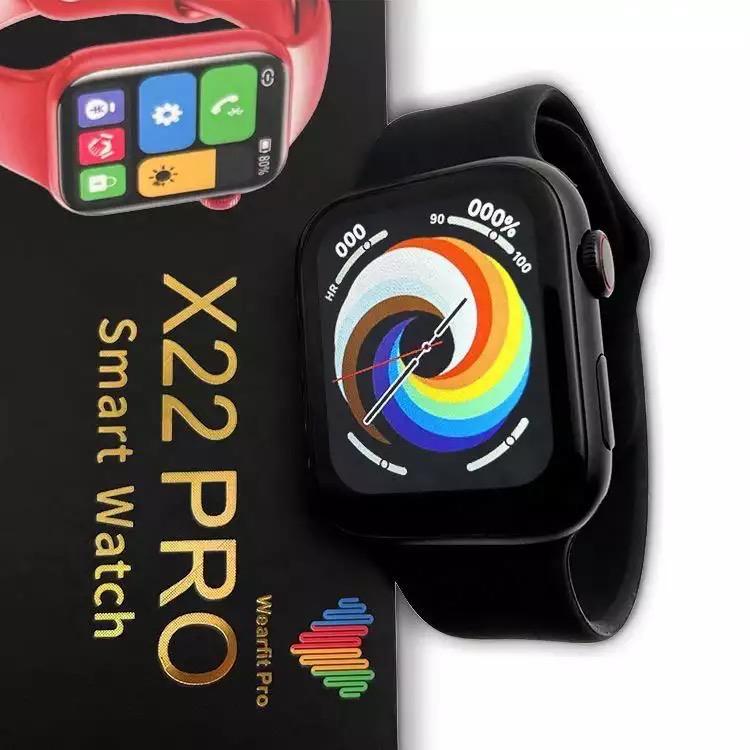 Reloj X22 PRO Smartwatch Inteligente ORIGINAL Pulso En Silicona Negro